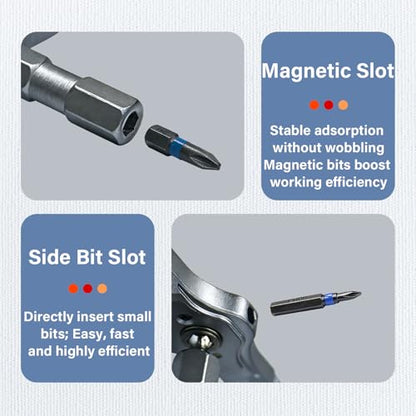 Ratchet Magnetic Screwdriver Set