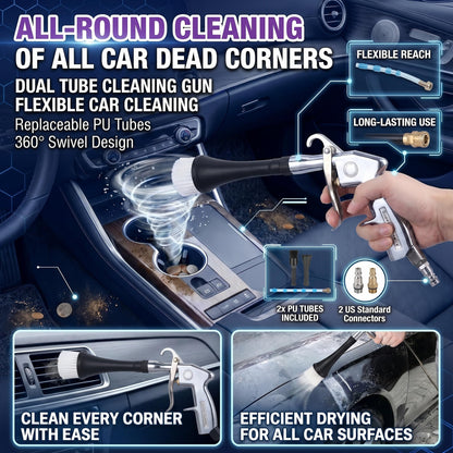 Tornado Car Cleaning Gun (Pu Tube Air Cleaning Gun)