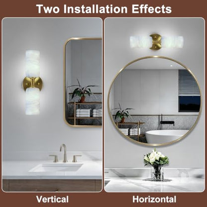Natural Stone Alabaster Wall Sconces