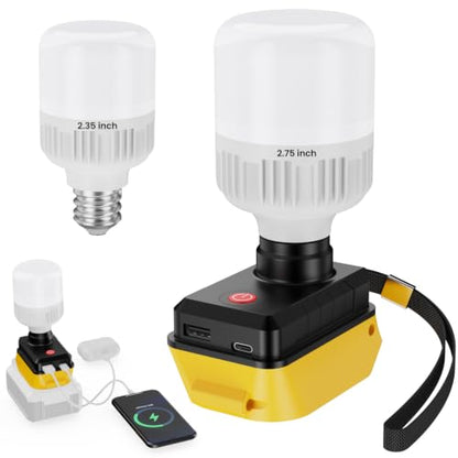 Cordless LED floodlight