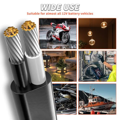 2 Conductor Electrical Wire Automotive Flat Cord Black