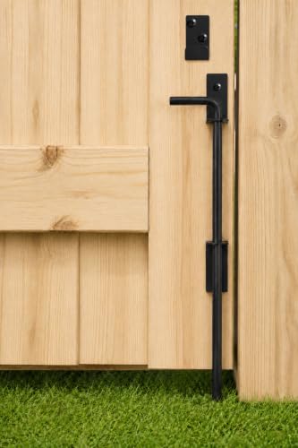Heavy Duty Cane Bolt Gate Drop Rod Extra Thick Ground Latch