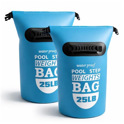 Heavy Duty Pool Ladder Weights 2 Pack 25
