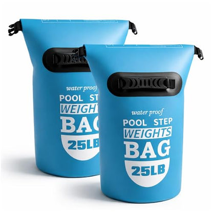 Heavy Duty Pool Ladder Weights 2 Pack 25