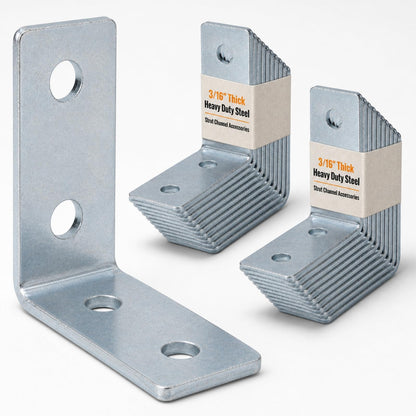 20 Pack 4 Hole L Bracket (4-Hole 20 Packs)