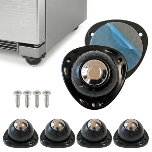 Self Adhesive Mini Caster Wheels for Storage Boxes & Trash Cans