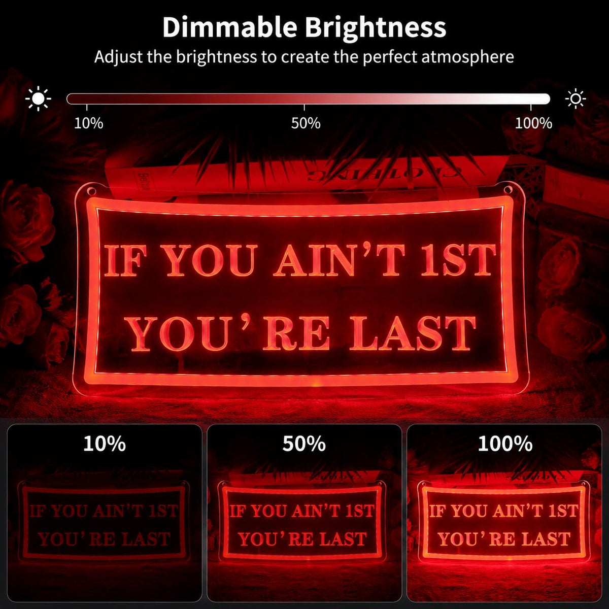 Racing Neon Sign for Wall Decor (Red-LAST)