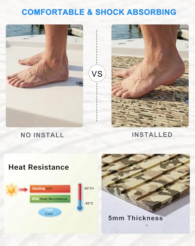 Boat Flooring with 3M Adhesive 94.5"x45.2"