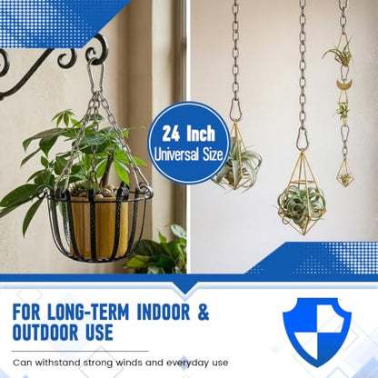 Stainless Steel Gate Chain with Carabiners