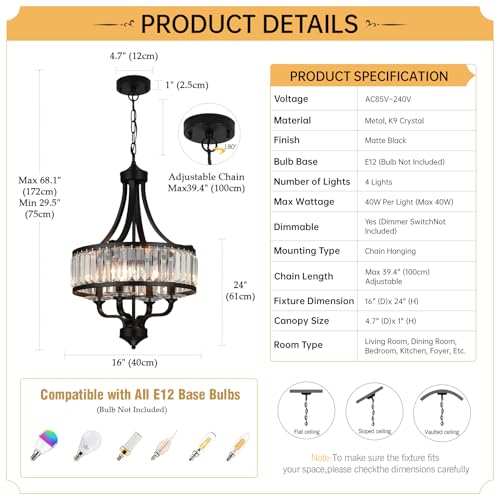 Modern Crystal Chandelier