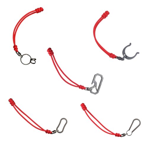 Lanyard Wrist Strap Rotating Titanium Keychain