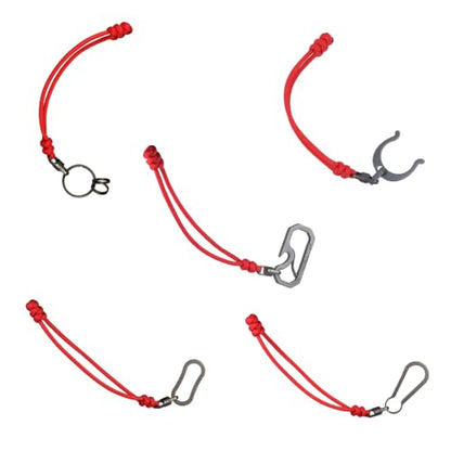 Lanyard Wrist Strap Rotating Titanium Keychain