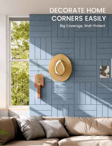 36" x 24" Large Felt Bulletin Board (Coastal Haze / Bold-stripe 6-pack)