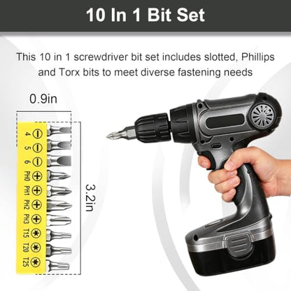 20Pcs Flexible Drill Bit Extension and Right Angle Adapter Set (20 Pcs)