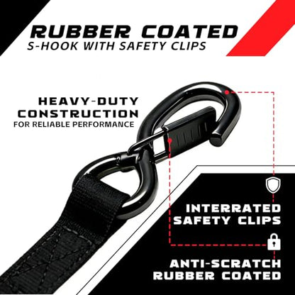 Retractable Ratchet Straps