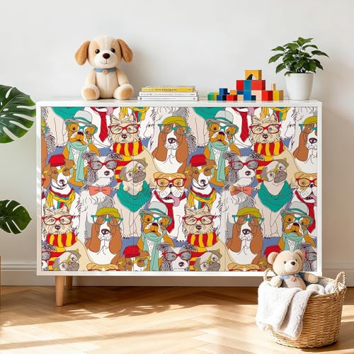Cute Dog Wallpaper Peel and Stick Wall Paper