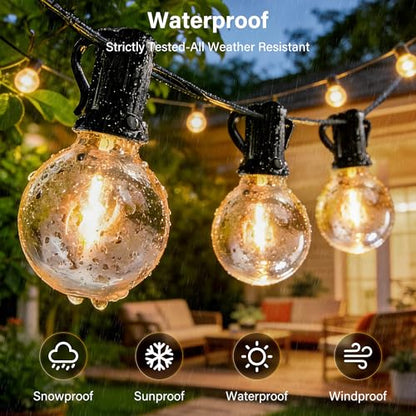 Outdoor String Lights with Remote