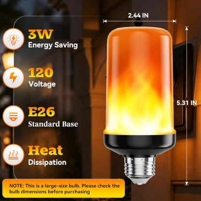 LED Flame Outdoor Light Bulbs