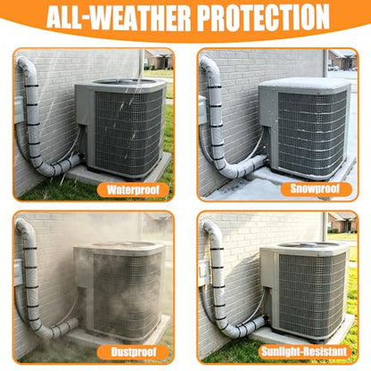 5 Layers HVAC Copper Pipe Insulation Wrap Cover 78.7x10.63inch