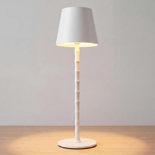 2 Pcs 14.5" Luxury Gold Bamboo Floor Lamp Metal Bamboo