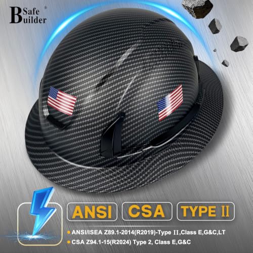 Type II Full Brim Hard Hats ANSI & CSA Class E