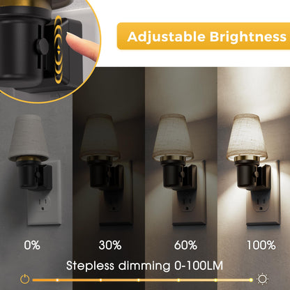 Night Lights Plug into Wall (Round Platform-5000K / 1 Pack)