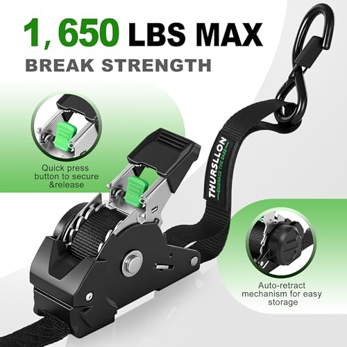 Retractable Ratchet Straps