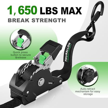 Retractable Ratchet Straps