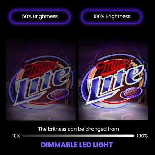 bar beer neon sign