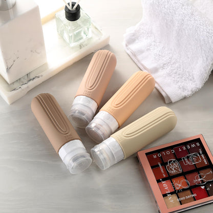 Travel Bottles for Toiletries (Cream-3oz)