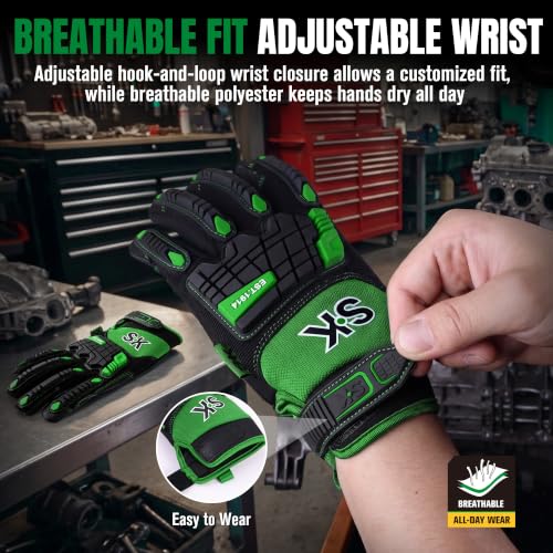 Unisex Heavy impact Touchscreen Work Gloves