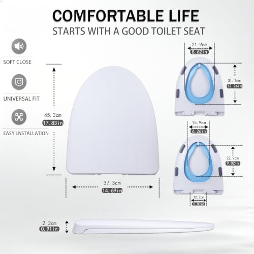 Toilet Seat with Built