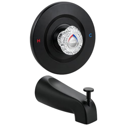 Tub Shower Trim Kit with Tub Spout Compatible with Moen T470 Chateau Valve