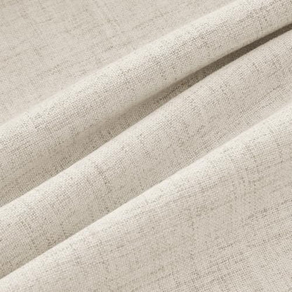 100% Blackout Linen Curtains 2 Panels Set for Bedroom Solid Luxury Decor Thermal Insulation Room Darkening Back Tab Rod Pocket Drapes for Living Room Nursery