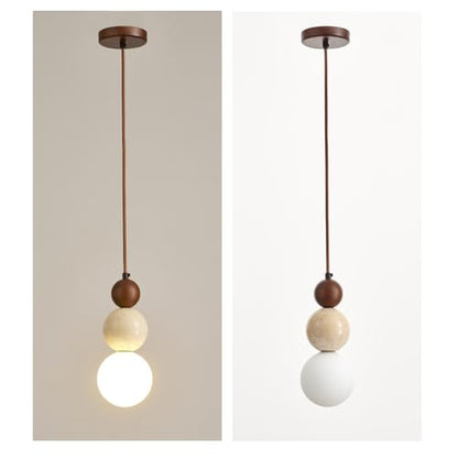 Modern Natural Stone Pendant Light