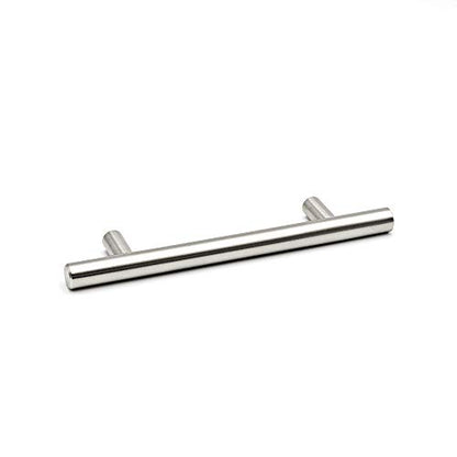 50 Pack Cabinet Pulls Modern Drawer Pulls (5in hole centers / Brushed Nickel)
