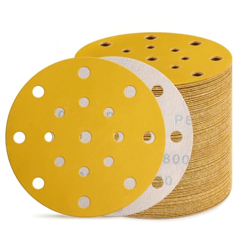 80Pcs 6 Inch Sanding Discs 800 Grit (800Grit-80Pcs)