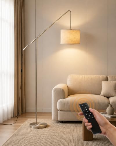 Arc Floor lamp with Remote and Button