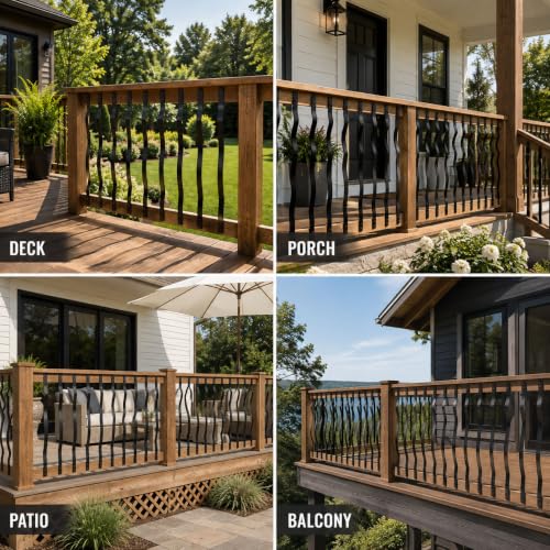 60 Pack Metal Deck Balusters (32.25 IN)