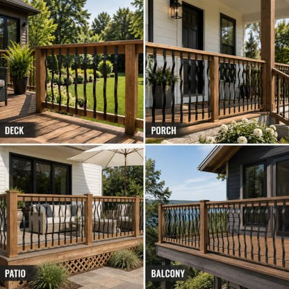 60 Pack Metal Deck Balusters (32.25 IN)