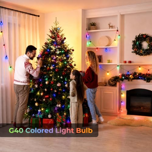 G40 LED Outdoor String Bulbs for Christmas