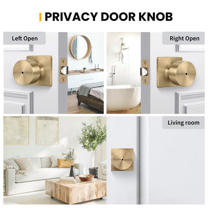Champagne Bronze Door Knobs Interior (Champagne Bronze)