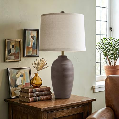 25" Vintage Ceramic Table Lamp