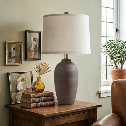 25" Vintage Ceramic Table Lamp