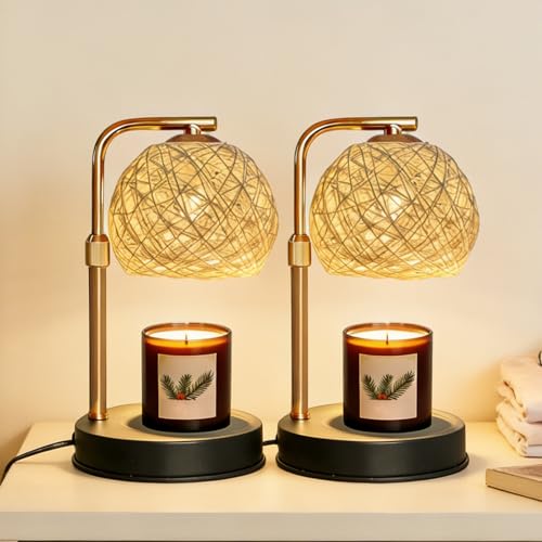 2 Pack Smart Timer Wax Warmer Lamp