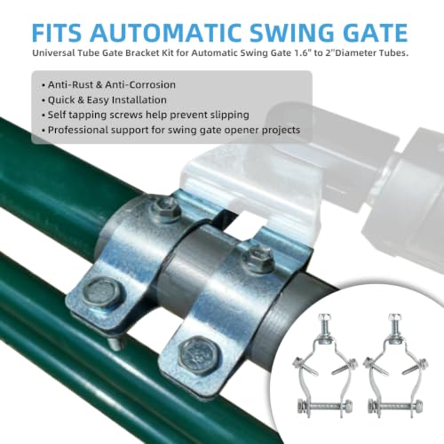 Universal Tube Gate Bracket Kit for Automatic Swing Gate Opener System