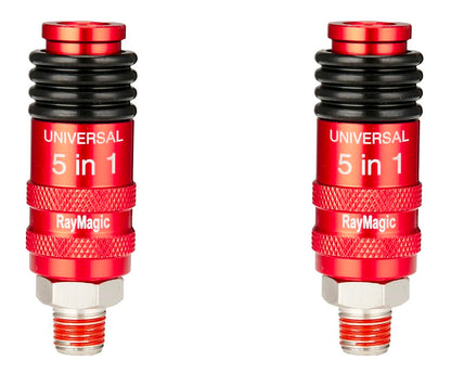 Upgraded 5IN1 Universal Quick Industrial Connect Coupler