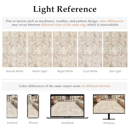 2x3 Beige Neutral Entryway Area Rug (Neutral | Beige / 2' x 3' (Rectangular))