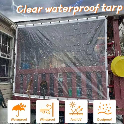 Clear Tarps with Grommets