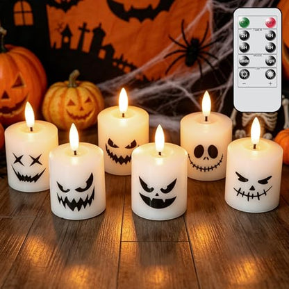 Flameless Flickering Led Candles with 6H Timer